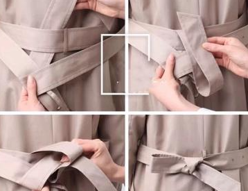 各种腰带的系法图解教程 系法都是不一样的