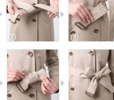 各种腰带的系法图解教程 系法都是不一样的