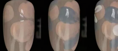 美甲彩绘图片大全简单 花卉美甲步骤