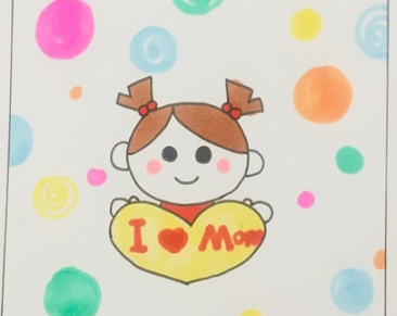 母亲节卡片怎么画 给妈妈画一张卡片作为礼物