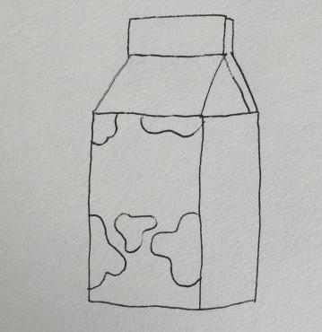 过期牛奶简笔画图片
