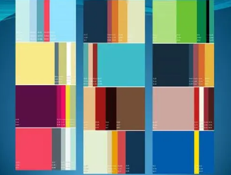 颜色搭配大全图片 可以创造出不同感觉的图像