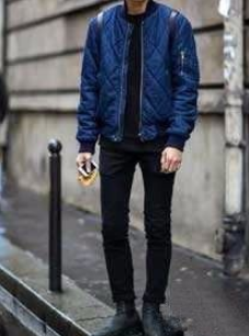 男士穿靴子配裤子图片 男士黑色靴子搭配