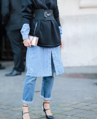 穿衣打扮服饰搭配技巧 秋冬毛衣不要堆领和高领