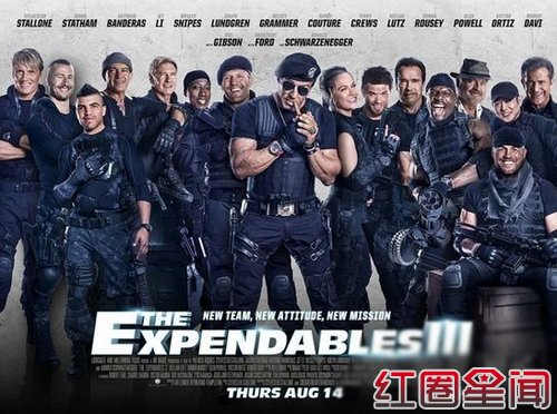 《敢死队3》上映时间演员表剧情介绍曝光